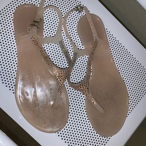 Light Pink Rhinestone Sandals